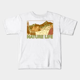 Nature Life - Mountain Edition Kids T-Shirt